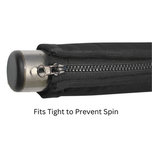 Full Height Turnstile Arm Safety Sleeves- Black